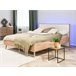 Beliani Cama com LED MDF SERRIS 188x215 Castanho