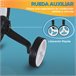 Bicicleta de Equilibrio PP, Metal HOMCOM Preto
