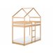 Beliani Beliche Pinho LABATUT 206x92 Castanho