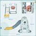 Escorrega Infantil com Baloiço HDPE, PP HOMCOM Multicor