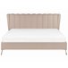 Beliani Cama Terciopelo MIRIBEL 207x218 Bege