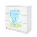 Arca com 3 gavetas Kocot Kids Babydream Bear Branco