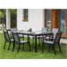 Beliani Mesa extensível TOFANE 198x90 Cinza
