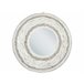 Beliani Espelho decorativo SOLEDAD Branco/ Bege