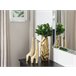 Beliani Jarrón decorativo ZAFAR Dourado