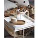 Beliani Mesa de apoio SAXON 40x40 Branco