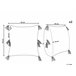 Beliani Almofada decorativa AVIUM 45x45 Azul