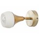Beliani Candeeiro de parede ANTLER Dourado