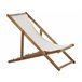 Beliani Cadeira lounge/relax ANZIO Amarelo