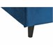 Beliani Cama com estrado Veludo FITOU 150x214 Azul