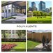 Banco de Jardim Aço Outsunny 128x62 Preto