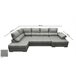 Mega Sofá Cama Chaise Longue Canto Itália 345cm Cimento
