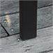 Banco de Jardim Aço e Ferro Fundido Outsunny 128x58 Preto