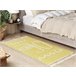 Beliani Entrelaçado YAVU 80x150 Amarelo