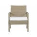 Beliani Conjunto lounge Ratan sintético MARSALA Bege