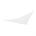 Toldo triangular de poliéster Aktive Garden cor branca Branco