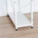 Mesa de escritório contemporânea com estante 120x64 Branco