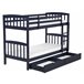 Beliani Beliche Pinho REVIN 87x208 Azul Marino