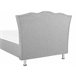Beliani Cama com armazenamento Pele sintética METZ 126x217 Branco