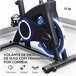 Bicicleta Estática Aço e ABS SPORTNOW Preto
