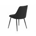 Beliani Silla de comedor VALERIE Preto