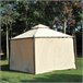 Pérgola de Exterior Metal, Poliéster Outsunny 300x300 Bege