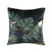 Beliani Almofada decorativa BELLEROSE Verde Escuro