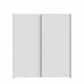Roupeiro MANDALORE II portas deslizantes branco Branco