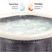 Jacuzzi insuflável Greystone Deluxe 4 pessoas INTEX Cinza