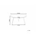 Beliani Mesa de centro EFFIE 79x79 Branco