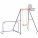 Baloiço para Crianças Aço, Polietileno Outsunny Multicor