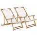 Beliani Cadeira lounge/relax ATRANI Branco/ Bege