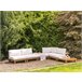 Beliani Conjunto lounge SANZA Branco