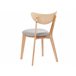 Beliani Silla de comedor ERIE Castanho Claro