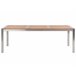 Beliani Mesa de refeição GROSSETO 100x220 Castanho
