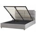 Beliani Cama baú Veludo BATILLY 154x224 Bege