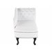 Beliani Chaise longue versão à direita Pele sintética NIMES Branco