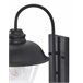 Beliani Iluminação de parede para exterior BANKA Preto