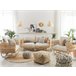 Beliani Conjunto lounge Rattan/vime DOLCEDO / LIMNI Bege