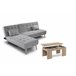 Oferta: Sofá-cama XS Chaise Longue + Mesa de Centro Elevatória Cinza