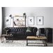 Beliani Poltrona CHESTERFIELD Preto