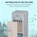 Climatizador Portátil ABS HOMCOM Branco