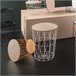 Mesa Ctro Auxiliar Grande Kumi para Sala de Estar 47x47 Branco/ Madeira