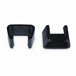 Conectores para mobiliário de jardim 8 peças Preto