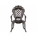 Beliani Conjunto de comedor LIZZANO Castanho