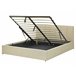 Beliani Cama com estrado Poliéster DREUX 171x214 Bege