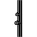 Chuveiro PALAU Sined com chuveiro superior em aço inoxidável 316L Mixer and Foot Wash, Satin Black Preto