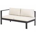 Beliani Conjunto de jardín MESSINA Creme