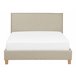 Beliani Cama com estrado Poliéster SENNEZ 155x216 Bege