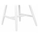 Beliani Silla de comedor BURBANK Branco